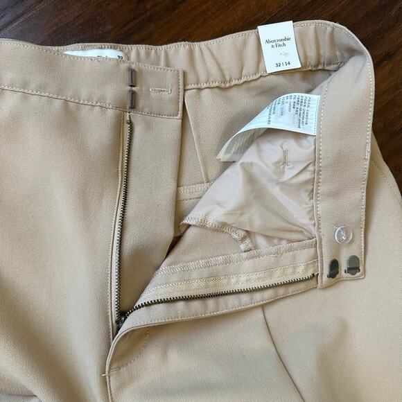 ABERCROMBIE & FITCH The Skinny Pants Tan Ultra High Rise NWT - Picture 8 of 16